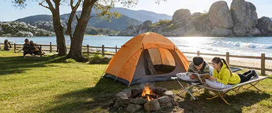 أسرة التخييم